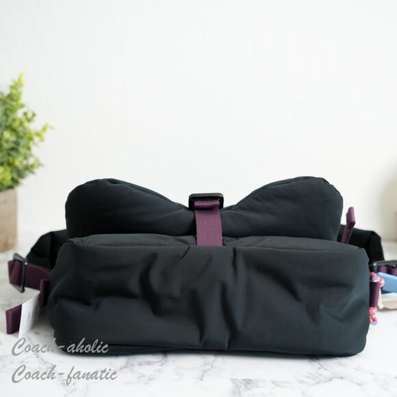 NWT Coach Coachtopia CQ859 Loop Puffy Wavy Dinky Bag in Black - Picture 13 of 16